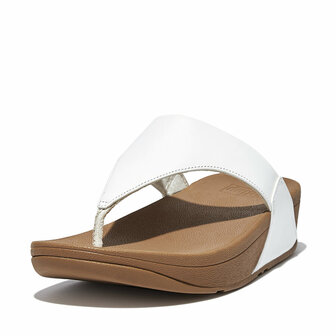 Fitflop Lulu Leather Toepost I88-024 Wit Mt. 36-41