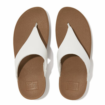 Fitflop Lulu Leather Toepost I88-024 Wit Mt. 36-41