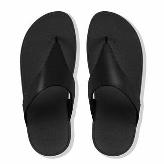 Fitflop Lulu Leather Toepost I88-001 Zwart Mt. 37-42