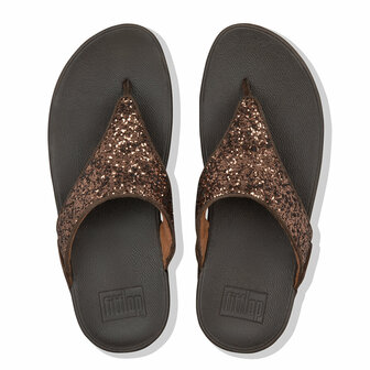 Fitflop Lulu Glitter Toe-Thongs X03-806 Brons