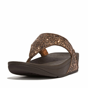 Fitflop Lulu Glitter Toe-Thongs X03-806 Brons