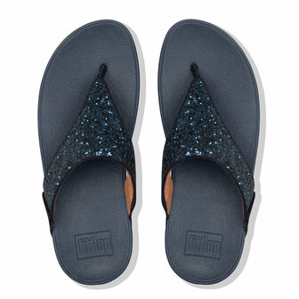 Fitflop Lulu Glitter Toe-Thongs X03-399 Blauw