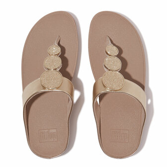 Fitflop Halo Bead Circle Metallic HJ1-C22 Beige