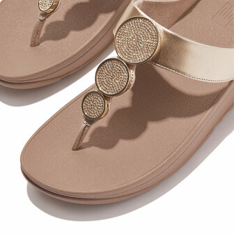 Fitflop Halo Bead Circle Metallic HJ1-C22 Beige
