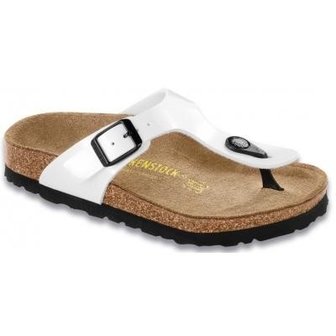 Birkenstock Gizeh Wit Lak 846163 Mt. 31-33