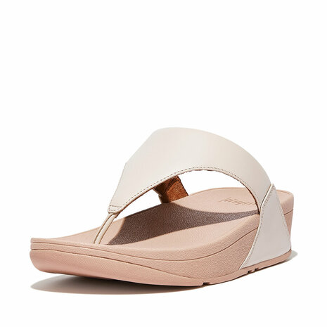 Fitflop Lulu Leather Toepost I88-A20 Beige Mt. 36-43