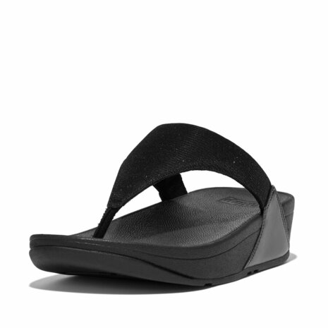 Fitflop Lulu Shimmerlux Toepost FZ7-090 Zwart Mt. 40-43