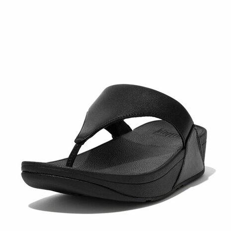 Fitflop Lulu Leather Toepost I88-001 Zwart Mt. 37-42