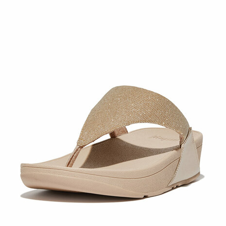 Fitflop Lulu Shimmerlux Toepost FZ7-A94 Beige