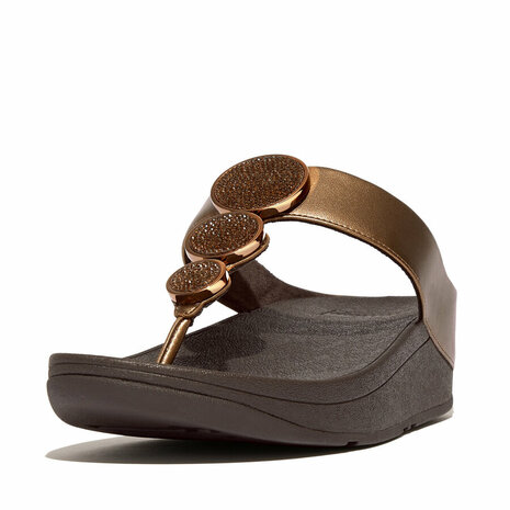 Fitflop Halo Bead Circle Metallic HJ1-012 Brons