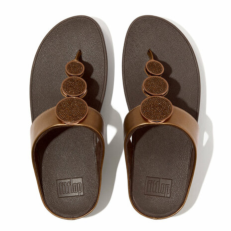 Fitflop Halo Bead Circle Metallic HJ1-012 Brons