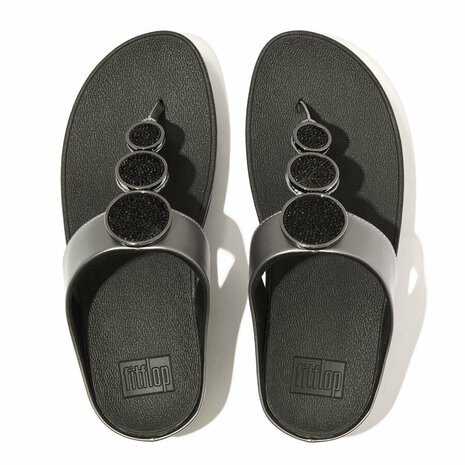 Fitflop Halo Bead Circle Metallic HJ1-B06 Zilver