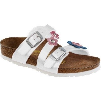 hotel riem gaan beslissen Birkenstock Salina Flower Pearly Wit 023333 - Vedder Schoenen