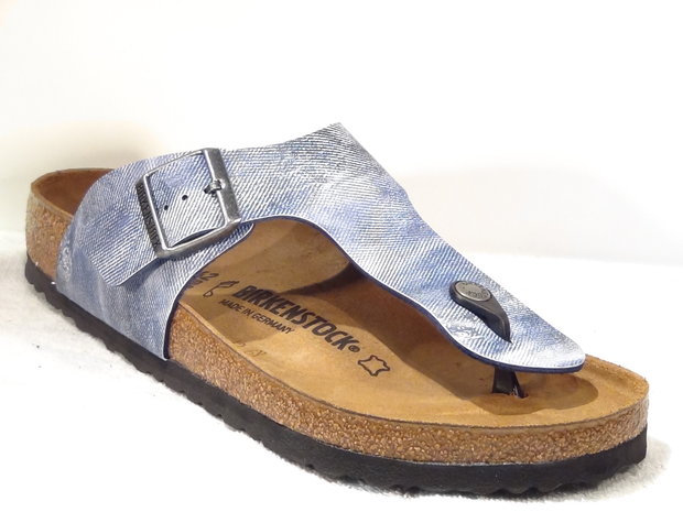 birkenstock jeans washed out blue