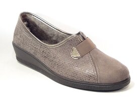 Rohde 2536 17 pantoffel Taupe Mt. 5½-8