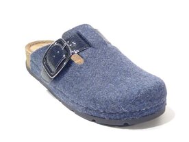 Rohde 6012 55 pantoffel (open hiel) Blauw