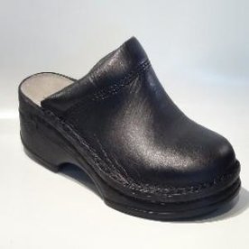 Leren Helix klomp zwart 52071-31 Mt. 39-48