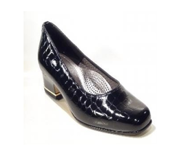 Ara Pump Zwart kroko lak 41859-06 H  Maat 3½ - 9