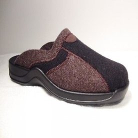 Rohde pantoffel zwart/bruin 2743 90 Mt. 42-47