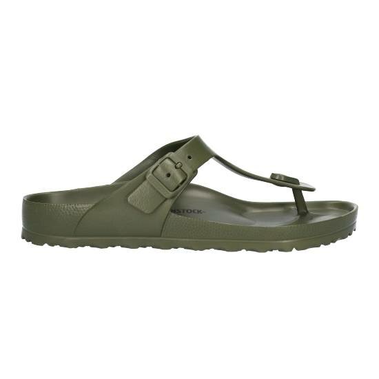 Birkenstock teenslippers Gizeh Khaki 1019143 - Vedder Schoenen