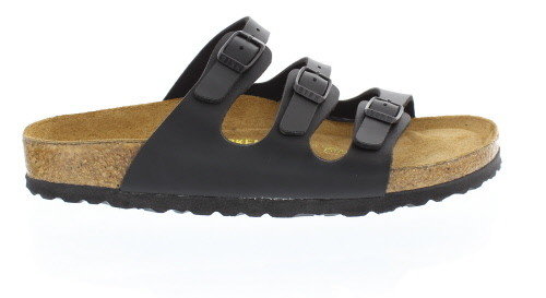 Birkenstock Florida Zwart zacht voetbed 053011 053013 Vedder