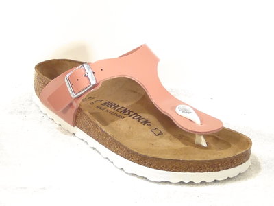 birkenstock gizeh patent old rose
