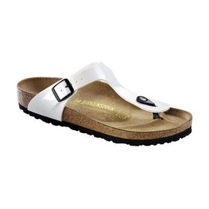 Birkenstock Gizeh Wit Lak 543761 / 543763 - Vedder Schoenen