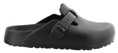 Boston zacht voetbed zwart Suede leer brede pasvorm - Sandalenshop